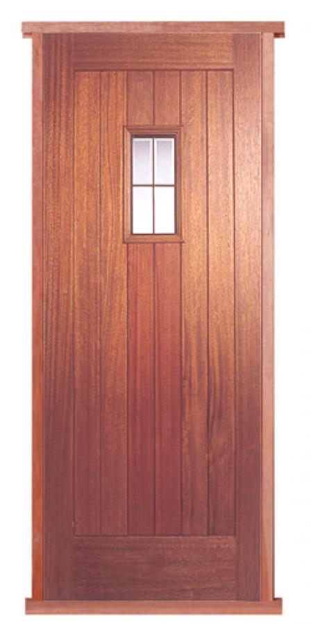 Hillingdon Glazed Hardwood External Pre-hung Door Set